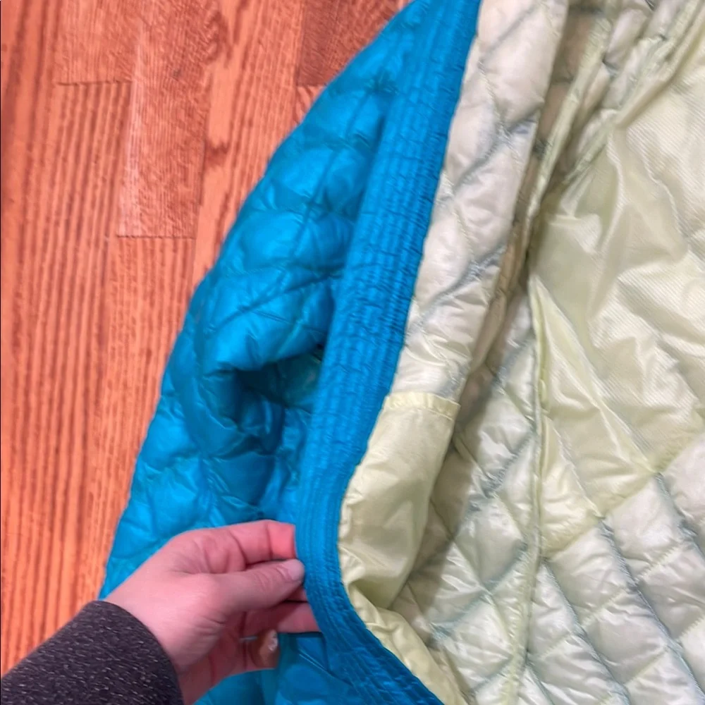 The North Face Blue and Yellow Women's Jacket